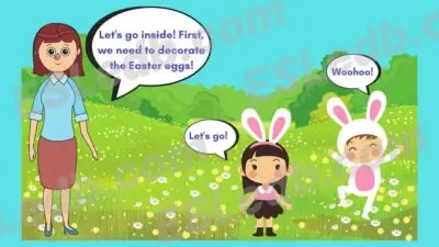 "Easter Egg Hunt" ESL Lesson (28 pages, edb+pdf) - Image 5
