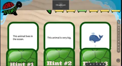 ESLEDB Games: Word Turtle ("WHALE") - Image 6