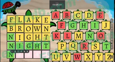ESLEDB Games: Word Turtle ("NIGHT") - Image 4