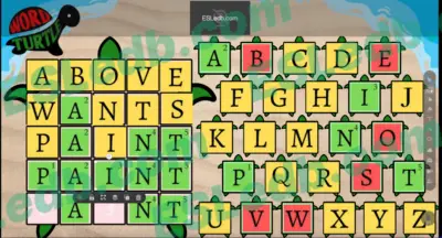 ESLEDB Games: Word Turtle ("PAINT") - Image 4