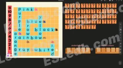 ESLEDB Games: Words With Students ("COLORS") - Image 2