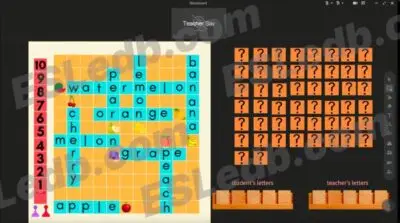 ESLEDB Games: Words With Students ("FRUIT") - Image 2