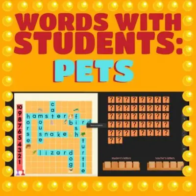 ESLEDB Games: Words With Students ("PETS")