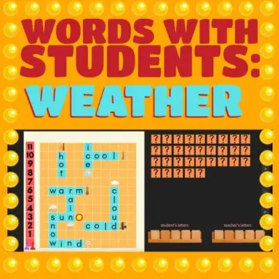 ESLEDB Games: Words With Students ("WEATHER")