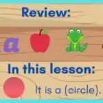 ESLedb FREE Online ESL Curriculum – LEVEL 0, UNIT 1, Lesson 6: (Shapes: Circle)